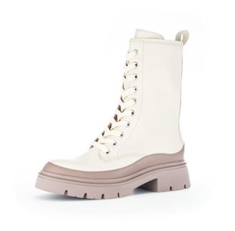 GABOR Off white boot+lila boord