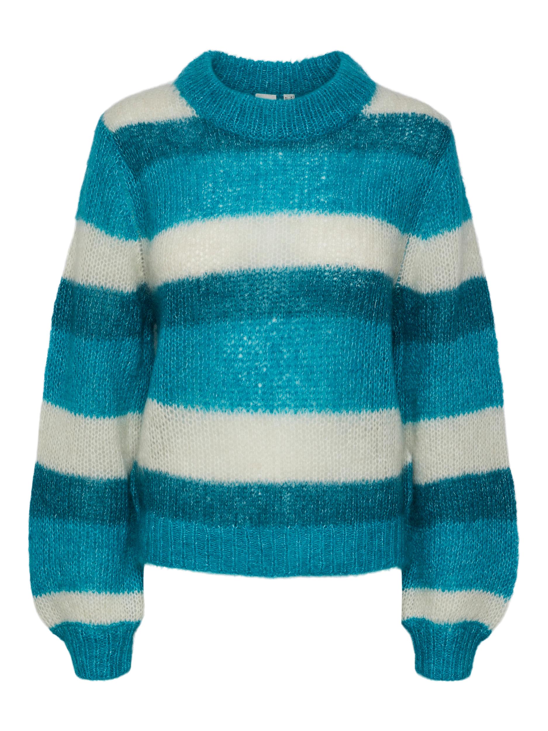 YAS Lambi stripe knit pullover