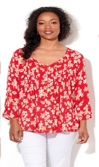 agathe-louis-red-flower-blouse
