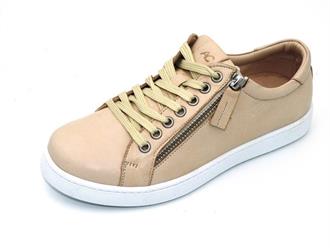 ANDREA CONTI Creme veterschoen+rits