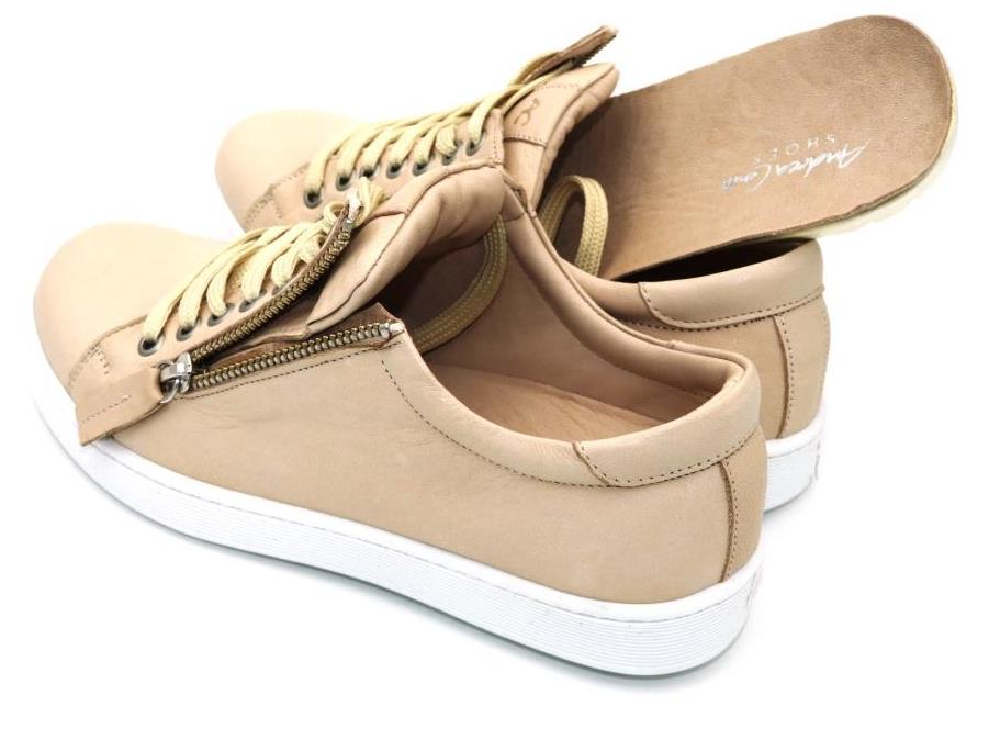 andrea-conti-creme-veterschoen-rits