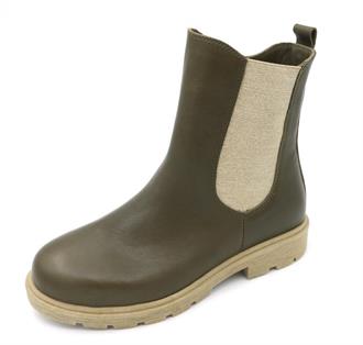 ANDREA CONTI Kaki chelsea boot
