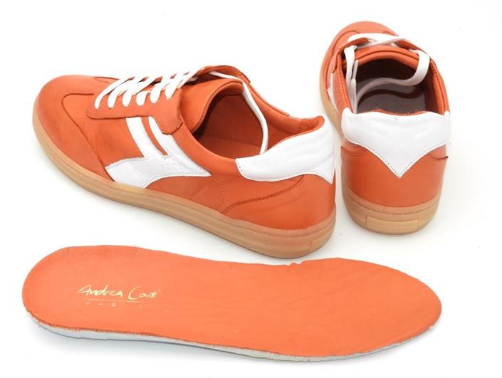 andrea-conti-oranje-sneaker