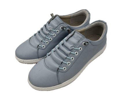 ANDREA CONTI Pastel blauw elastiek schoen