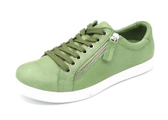 ANDREA CONTI Softgreen veterschoen+rits
