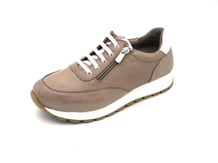 andrea-conti-taupe-veterschoen-rits