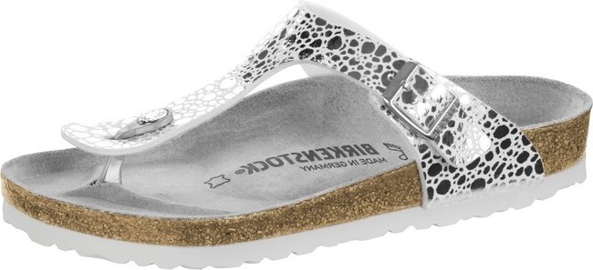 BIRKENSTOCK Silver stone teen