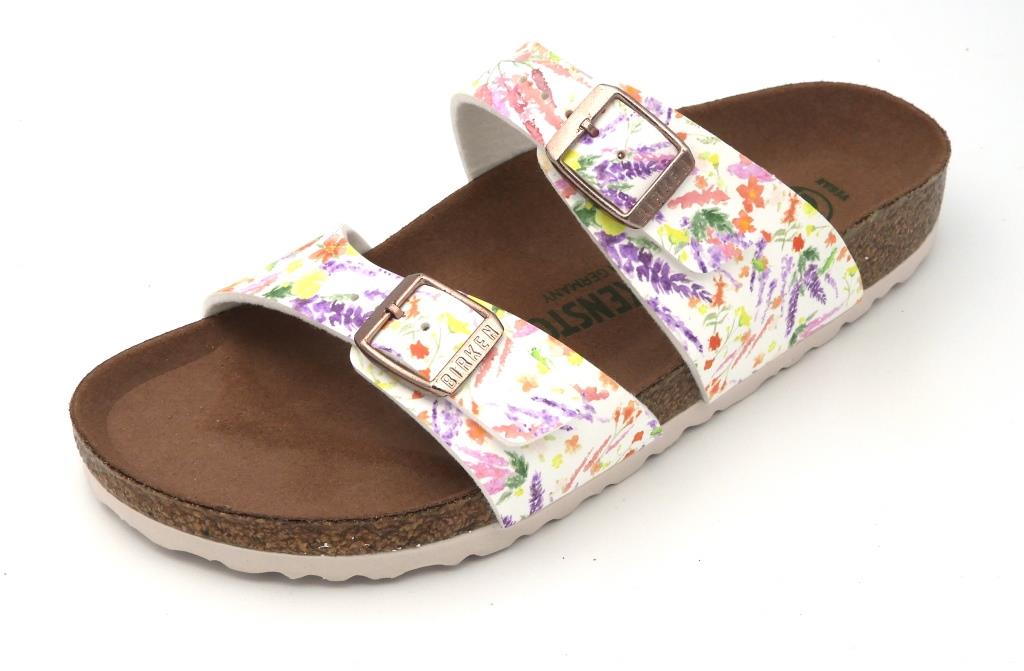 birkenstock-wit-2-band-bloemetjes