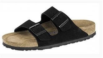 BIRKENSTOCK Zwart daim 2 band