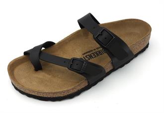 BIRKENSTOCK Zwart rond teen