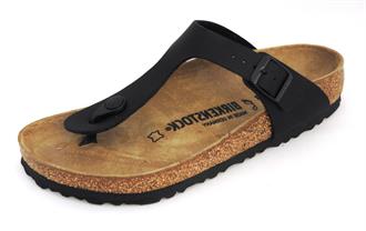 BIRKENSTOCK Zwart teenslipper