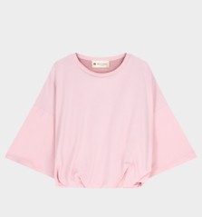 BLACK ROSE T-shirt lamor pink