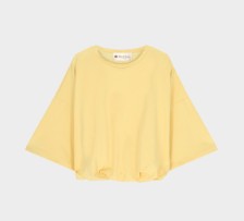 BLACK ROSE T-shirt lamor yellow