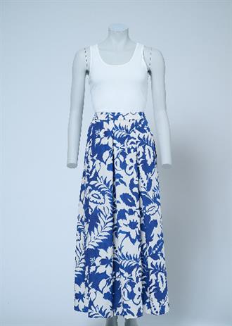 BLUEBEERY Rok blauw-wit print