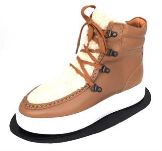 CYCLEUR DE Cognac veterlaars+pels