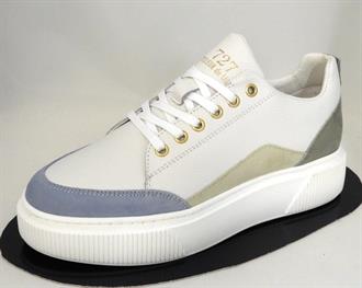 CYCLEUR DE White/blue/olive sneaker