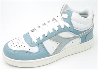 DIADORA Wit basket+l.blue