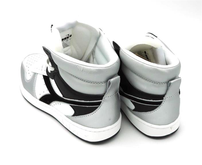 diadora-wit-basket-silber-black