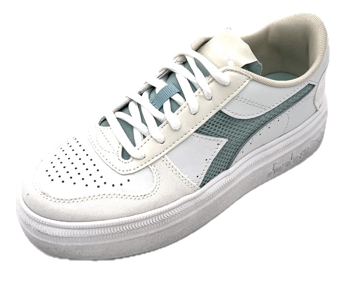 Plateau sneaker wit sales