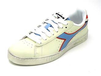 DIADORA Wit sneaker+jeans/red