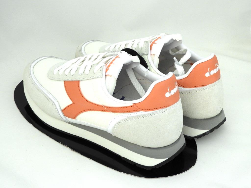 DIADORA Wit sneaker oranje
