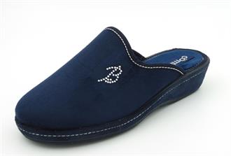 DREAM Blauw-steviger-pantoffel