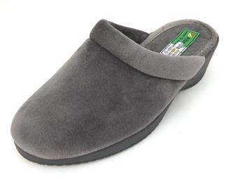 DREAM Grijs velours pantoffel