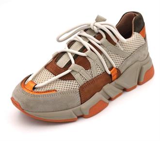 DWRS Beige/orange sneaker