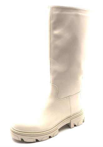 ESTELLE Off white high boots