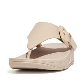 FITFLOP Beige teenslipper gesp