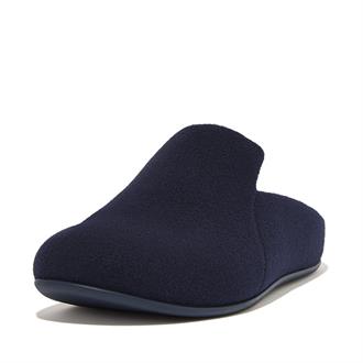 FITFLOP Blauw vilt pantoffel