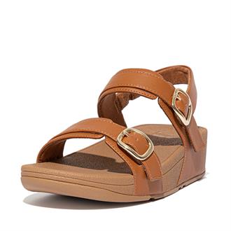 FITFLOP Cognac 2 band sandaal gesp