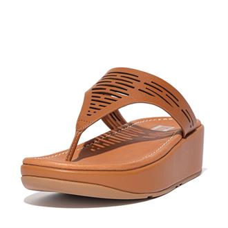 FITFLOP Cognac /// teenslipper