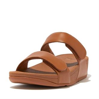 FITFLOP Cognac velcro slipper