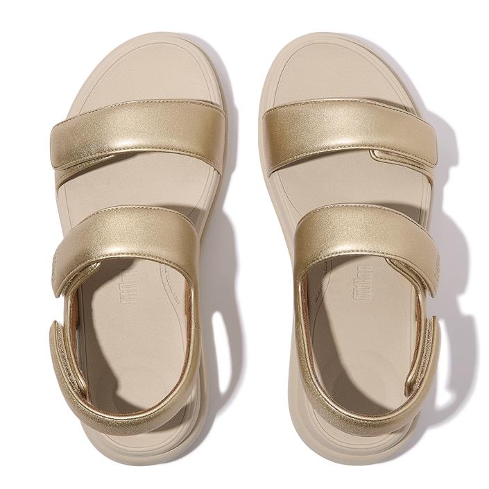 fitflop-goud-sandaal-2-band-velcro