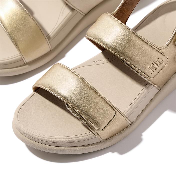 fitflop-goud-sandaal-2-band-velcro