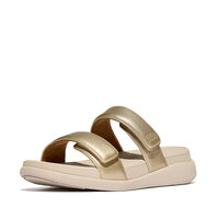 FITFLOP Goud slipper 2 velcroband