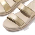 fitflop-goud-velcro-2band-slipper