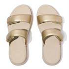 fitflop-goud-velcro-2band-slipper