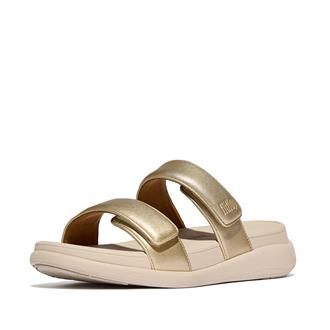 FITFLOP Goud velcro 2band slipper