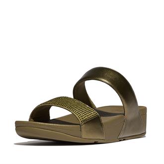 FITFLOP Groen strass slipper
