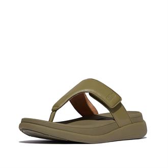 FITFLOP Groen velcro teenslipper