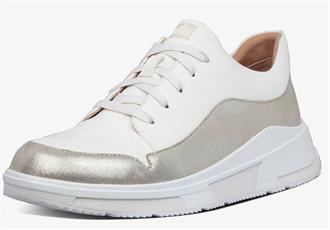 FITFLOP Ivoor/gold sneaker