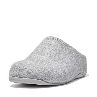 FITFLOP Licht grijs vilt pantoffel