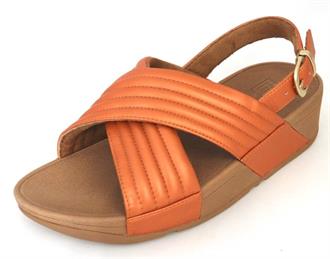 FITFLOP Oranje doorstikt sandaal