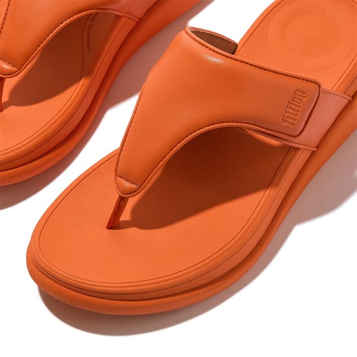 fitflop-oranje-velcro-teenslipper