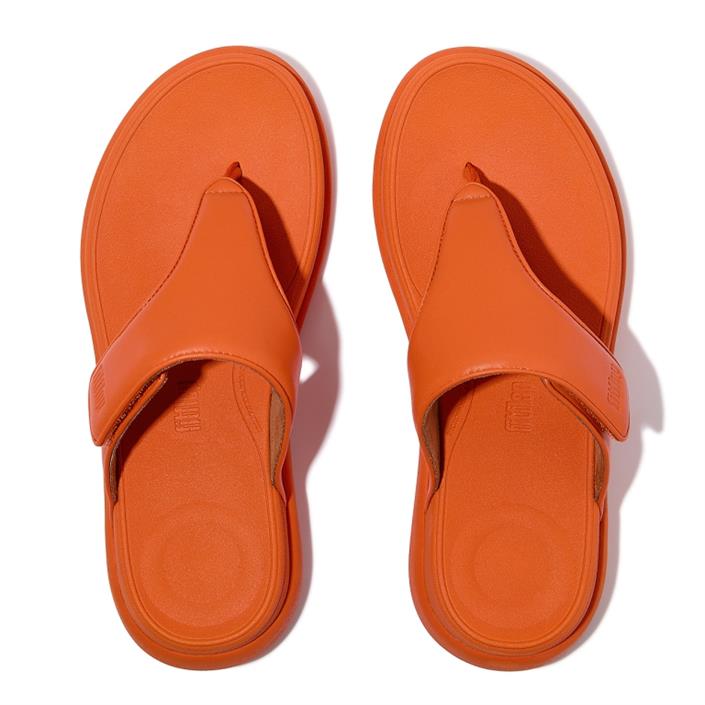 fitflop-oranje-velcro-teenslipper