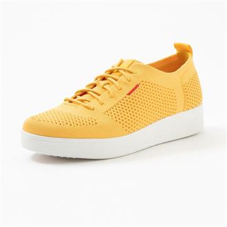 FITFLOP Yellow knit sneaker