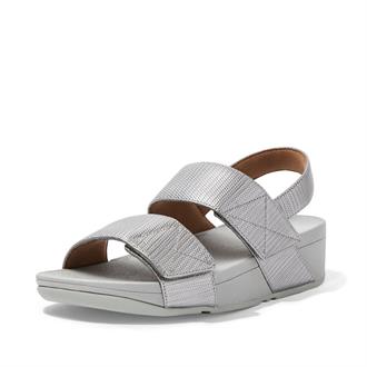 FITFLOP Zilver/grijs velcro sandaal