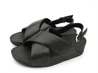 FITFLOP Zwart kruisband sandaal